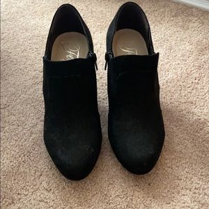 Fergie suede booties